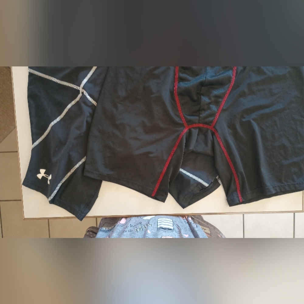 Black and Red Athletic Undershorts
